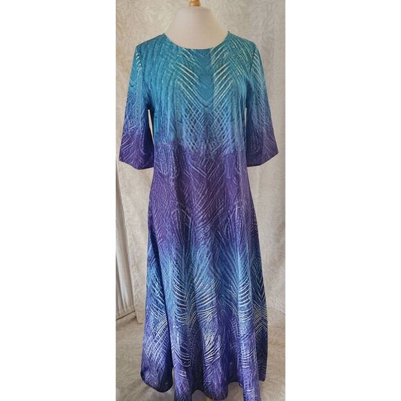 Peacock full style maxi dress - Picture 1 of 8